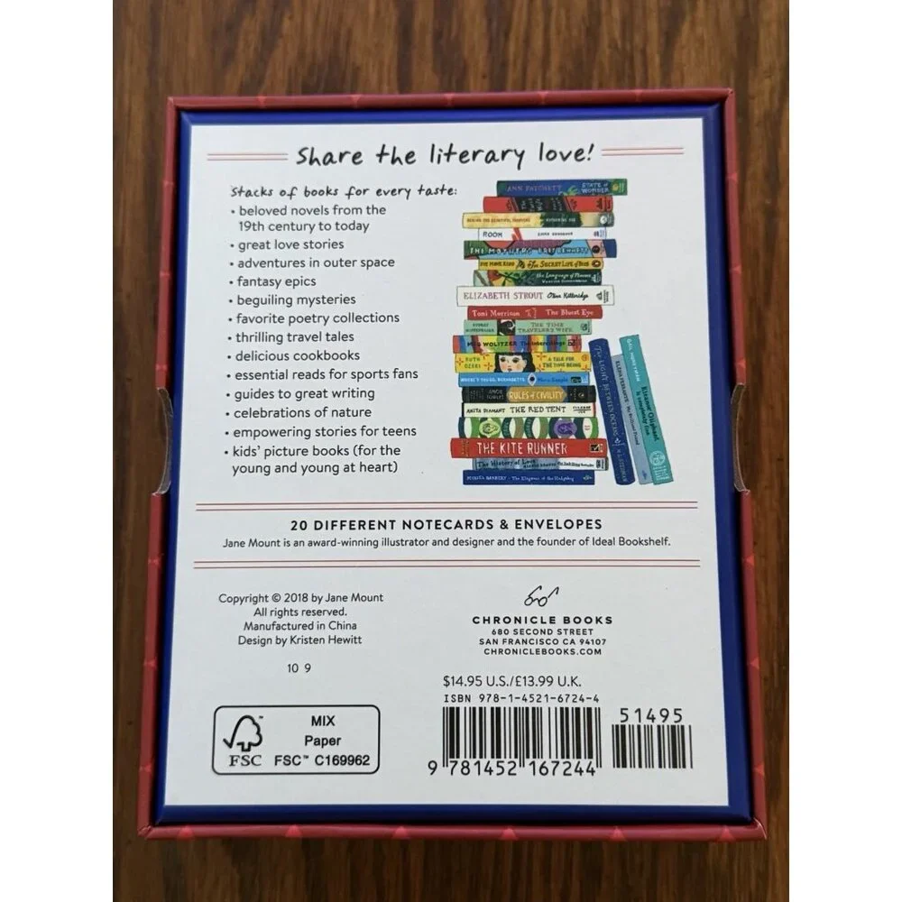 Bibliophile Notes: 20 Different Notecards‎ & Envelopes (Cards)